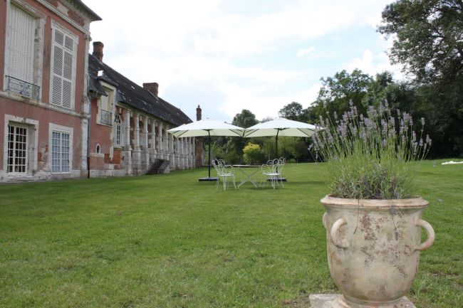 Location de parasols au chateau de Bonnemare en Seine-Maritime